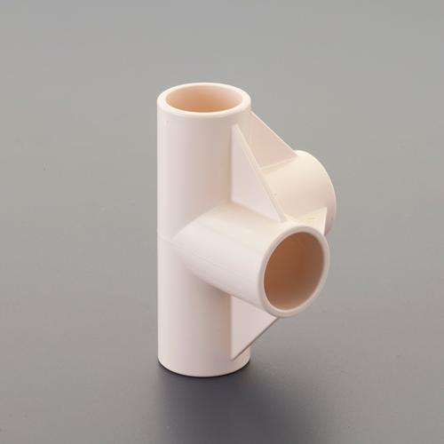 [Pipe Rack Use] 4-Way Plastic Joint (Ivory)