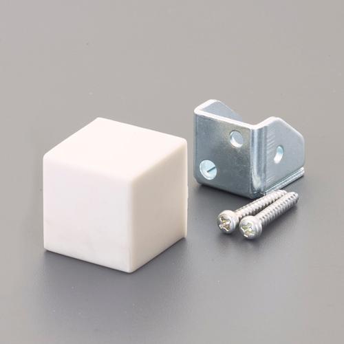 25x25x25mm Door Stop (Floor Use / Light Gray)