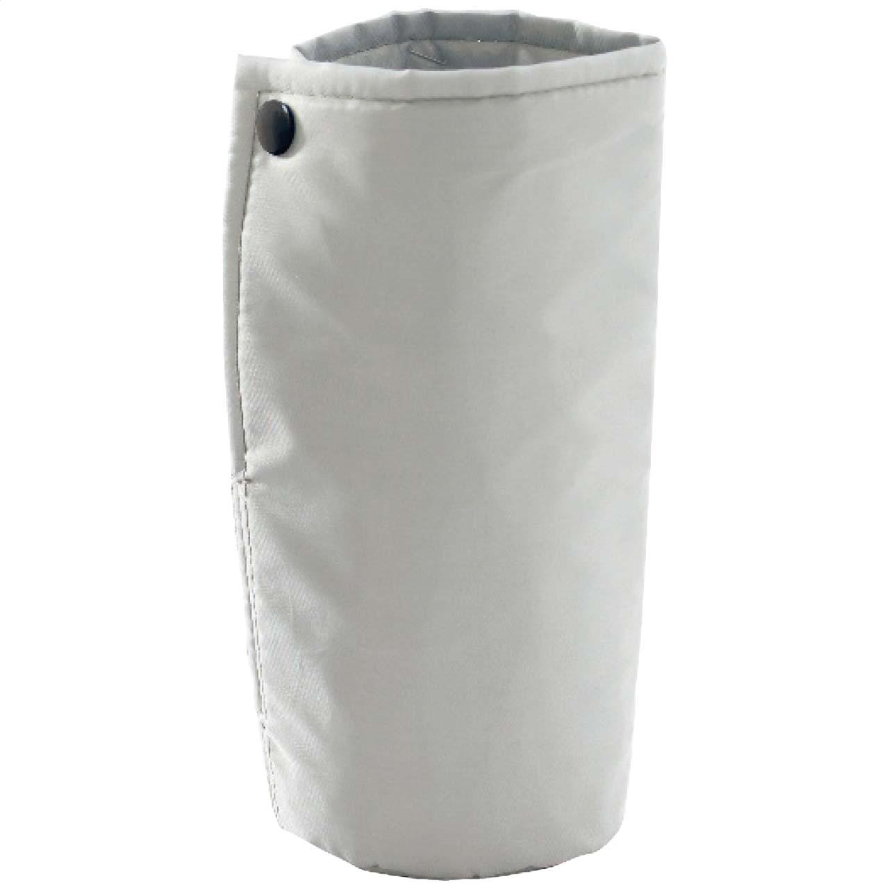 Recycled PET Insulated Drink Case Features a compact rubber band and a convenient carrying hook Gray 22549008