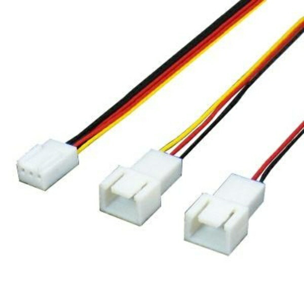 Conversion Master FAN Power Supply (3-Pin) 2-Way Splitter Cable 15cm FAN3/2CA15