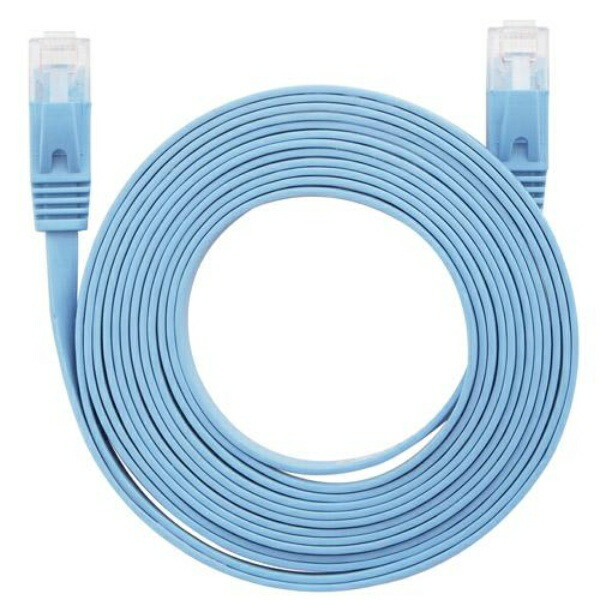 LAN Cable Flat CAT6 5m Blue AS-CAPC021