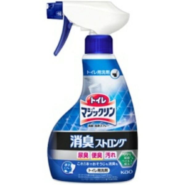 Kao Toilet Magic Rin Deodorizing & Cleaning Spray Deodorizing Strong Refill 400ml 1 Bottle