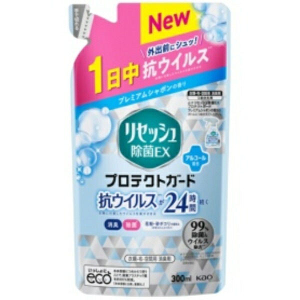 Kao LISESS Antibacterial EX Protect Guard Premium Soap Scent Refill 300ml 1 bottle