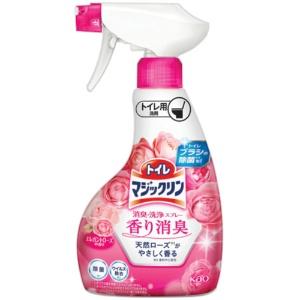 Kao Toilet Magic Rin Deodorizing & Cleaning Spray Fragrance Deodorizer Elegant Rose Scent 350ml Bottle 1