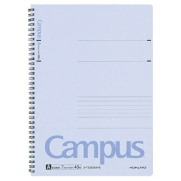 KOKUYO Notebook Ring Notebook Campus A4 A-ruled 40 sheets Blue SU-T220AN-B