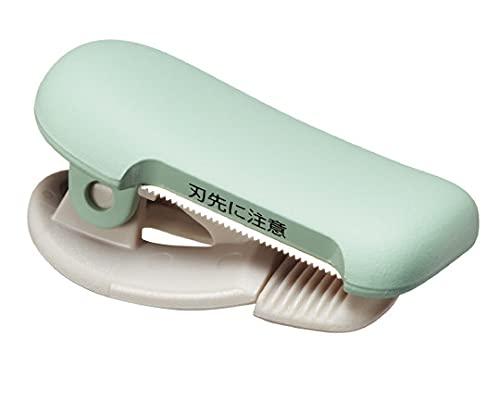 Kokuyo Masking Tape Cutter Calcut Clip Type for 10-15mm Width Pastel Green T-SM400LG