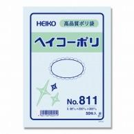 Shimojima Heiko Poly Bag Heiko Poly No.811 0.08mm Thickness No Handle 50 Sheets 006628100 Width 200mm x Height 300mm