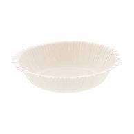 Shimojima HEIKO Disposable Containers Paper Plates Bowl Deep 15cm (Capacity 410ml) White 20-Pack