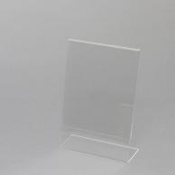 Heyko Acrylic Sign Holder L-Shaped Single-Sided A5 Vertical