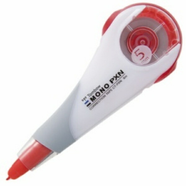 Tombow Pencil Correction Tape 5mm MONO PXN (Slim Type with Rubber Grip for Easy Holding) Refill Type 6m CT-PXN5