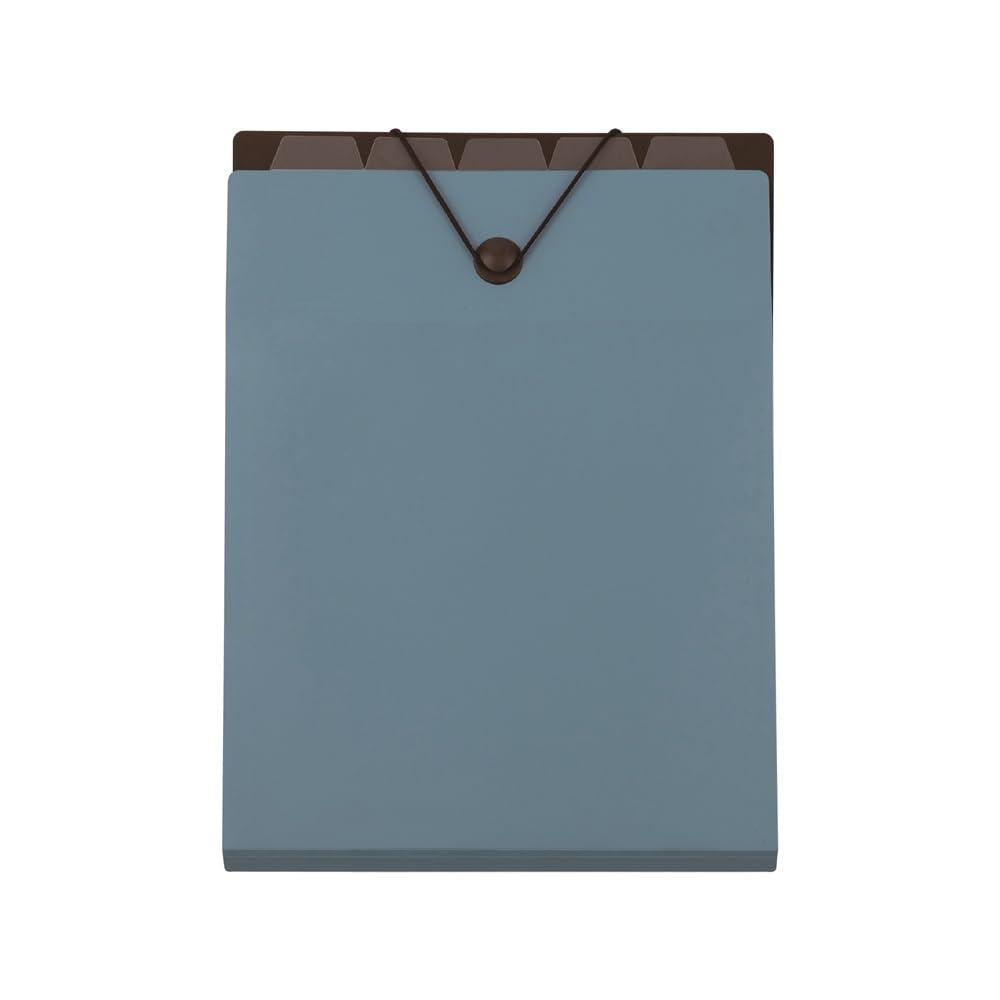 Nakabayashi Backpack File A4 6-Pocket Blue DF-A411S-B