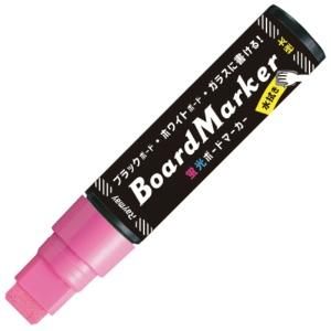 Reimei Fujii Chalkboard Whiteboard Board Marker Fluorescent Extra-Thick Pink LBM1048P