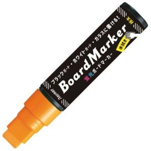 Reimei Fujii Chalkboard Whiteboard Board Marker Fluorescent Extra-Thick Orange LBM1048D
