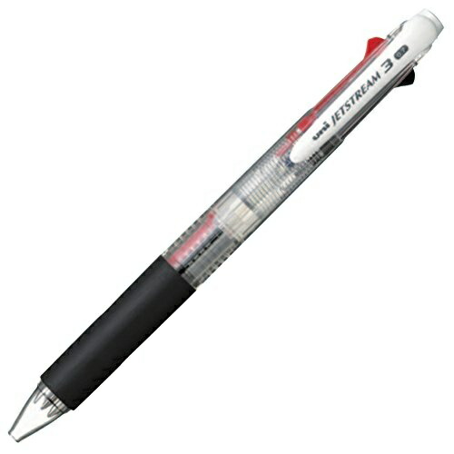 Mitsubishi Pencil 3-Color Ballpoint Pen Jetstream 0.7mm Transparent Easy Writing SXE3400071P.T
