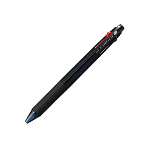 Mitsubishi Pencil 4-Color Ballpoint Pen Jetstream 0.7mm Transparent Black Easy Writing SXE450007T.24