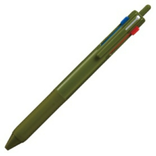 Mitsubishi Pencil 3-Color Ballpoint Pen Jetstream 0.7 Dark Olive Easy to Write SXE350707.18