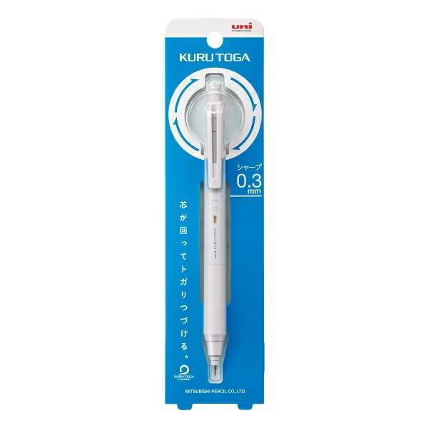 Mitsubishi Pencil Kurutoga Mechanical Pencil KS 0.3mm Light Gray M3KS1P.37