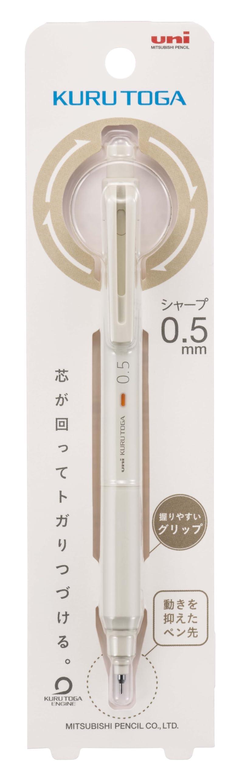 Mitsubishi Pencil Kurutoga KS 0.5 Mechanical Pencil Ivory M5KS1P.46