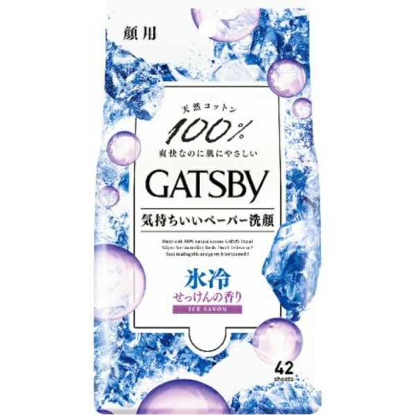 GATSBY Facial Paper Ice Type Soap Scent <Economy Size>
