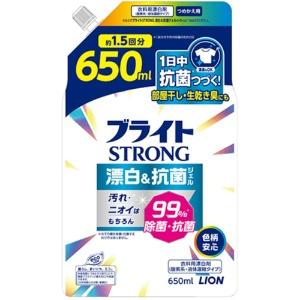 Lion Bright STRONG Bleach & Antibacterial Gel Refill 650ml 1 Pack