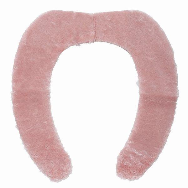 Leck Matou Adhesive Benza Sheet Fluffy Boa (Pink) Washable Just Place It On
