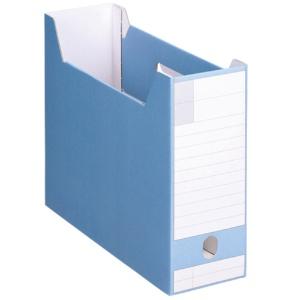 Lion Office Supplies Box File, Cardboard, A4 Landscape, Spine Width 102mm, Blue BF-632D, 1 Book