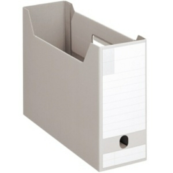 Lion Office Supplies Box File, Cardboard, A4 Landscape Perfect Fit Size, Spine Width 102mm, Gray, BF-432D, 1 Book