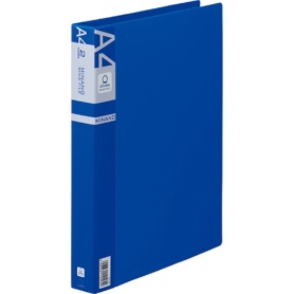 Lion Office Supplies Ring Binder 2-Hole MINANO A4S RF-223M B Blue