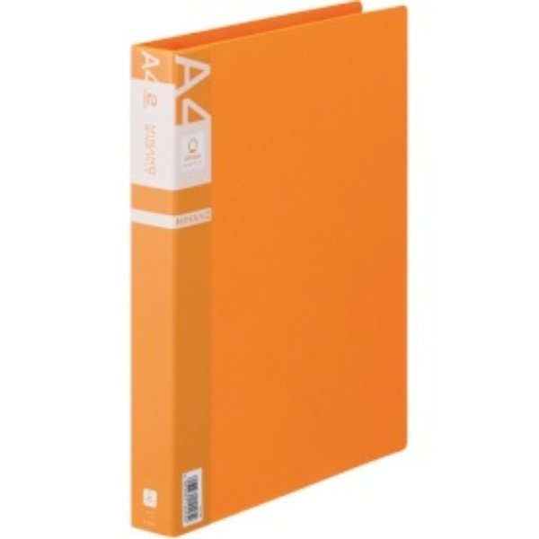 Lion Office Supplies Ring Binder 2-Hole MINANO A4S RF-223M D Orange