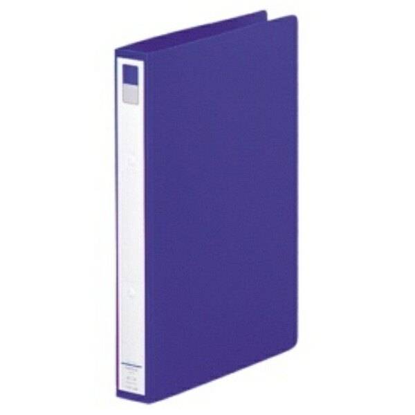 Rihitorabu Ring Binder (Kadorock & Twist Ring) A4 Vertical 2-Hole 200-Sheet Capacity Spine Width 36mm Blue F-877U-8 1 Book