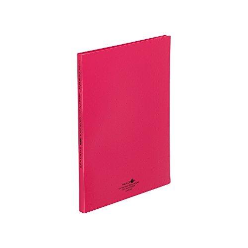 Rihitora Clear Book Flat A4 20-Pocket Red N5061-3