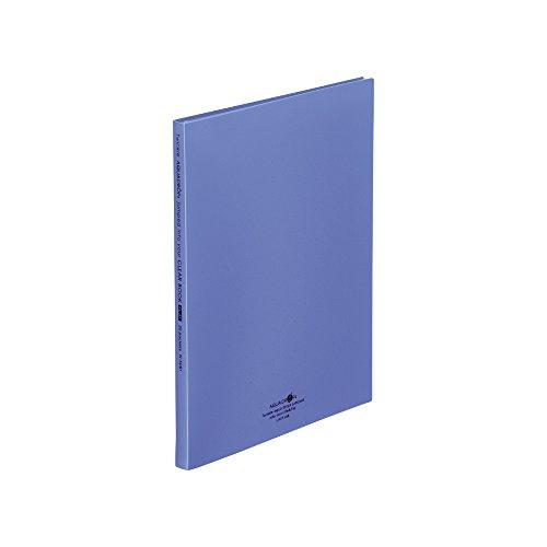Rihitora Clear Book Flat A4 20-Pocket Blue N5061-8