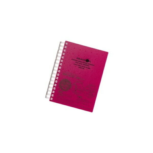 Lihit lab. AQUA DROPs Twist Notebook (Thick) 3 Red A6 Vertical Type (S-Type) 17-Hole N-1665-3