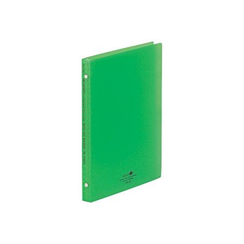 Rihitorabu Aqua Drops Ring Binder B5 26-Hole Yellow-Green N5025-6