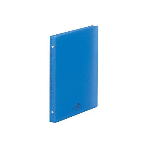 Rihitorabu Loose Leaf Binder Aqua Drops Ring Rex Binder B5 26-Hole Blue N5025-8
