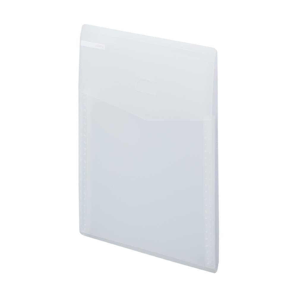 Rihitorabu soeru Slim Document File Vertical Type A4 Frosted Clear A8710-1