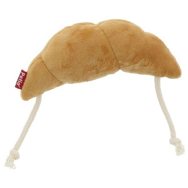 Petio Dog Toy: Soft and Chewy Bakery Croissant