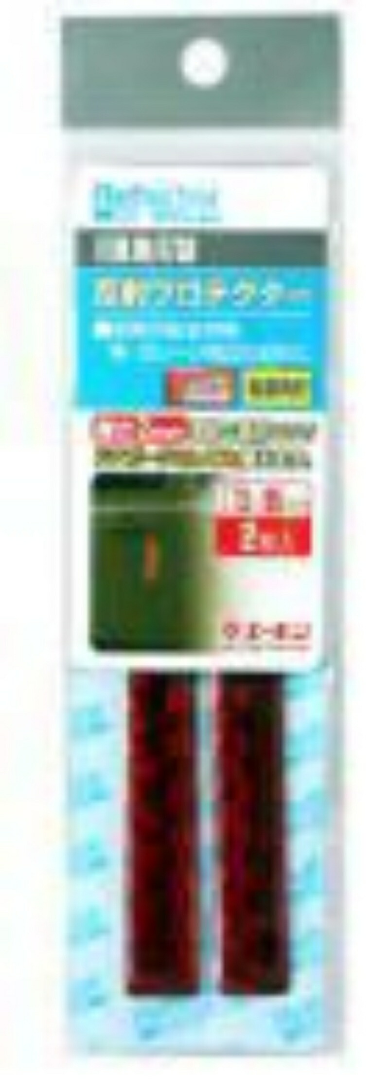 Amon Reflective Protector (Red) with Adhesive Backing Width 13mm × Length 95mm × Thickness 2mm 2 pieces per pack V739