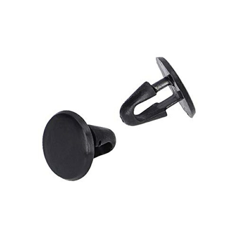 Amon Interior Trim Pin Canoe Clip (for Toyota Vehicles) Radiator Support/Hood Sealing Rubber 5-Pack Car Rivet 3891