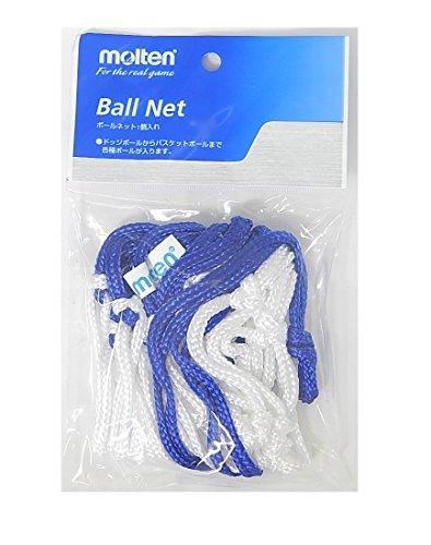 molten Ball Net Ball 1-Ball Capacity White/Blue BNDB