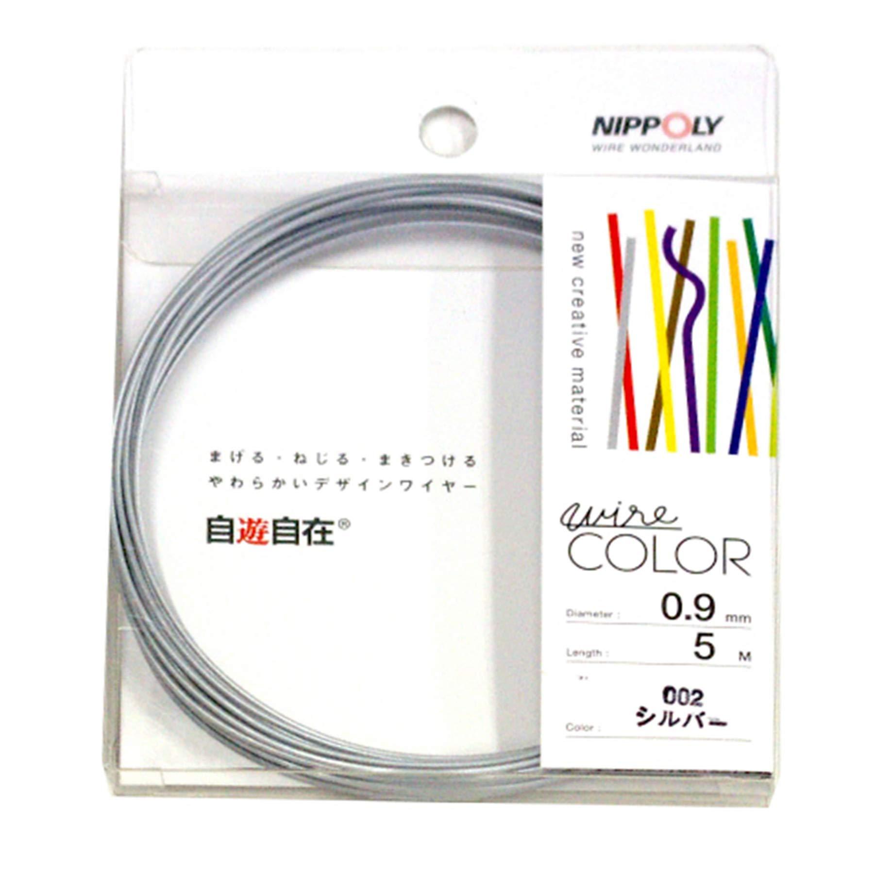 Nippoly Free-Form Wire COLOR 0.9φ × 5m Roll Silver