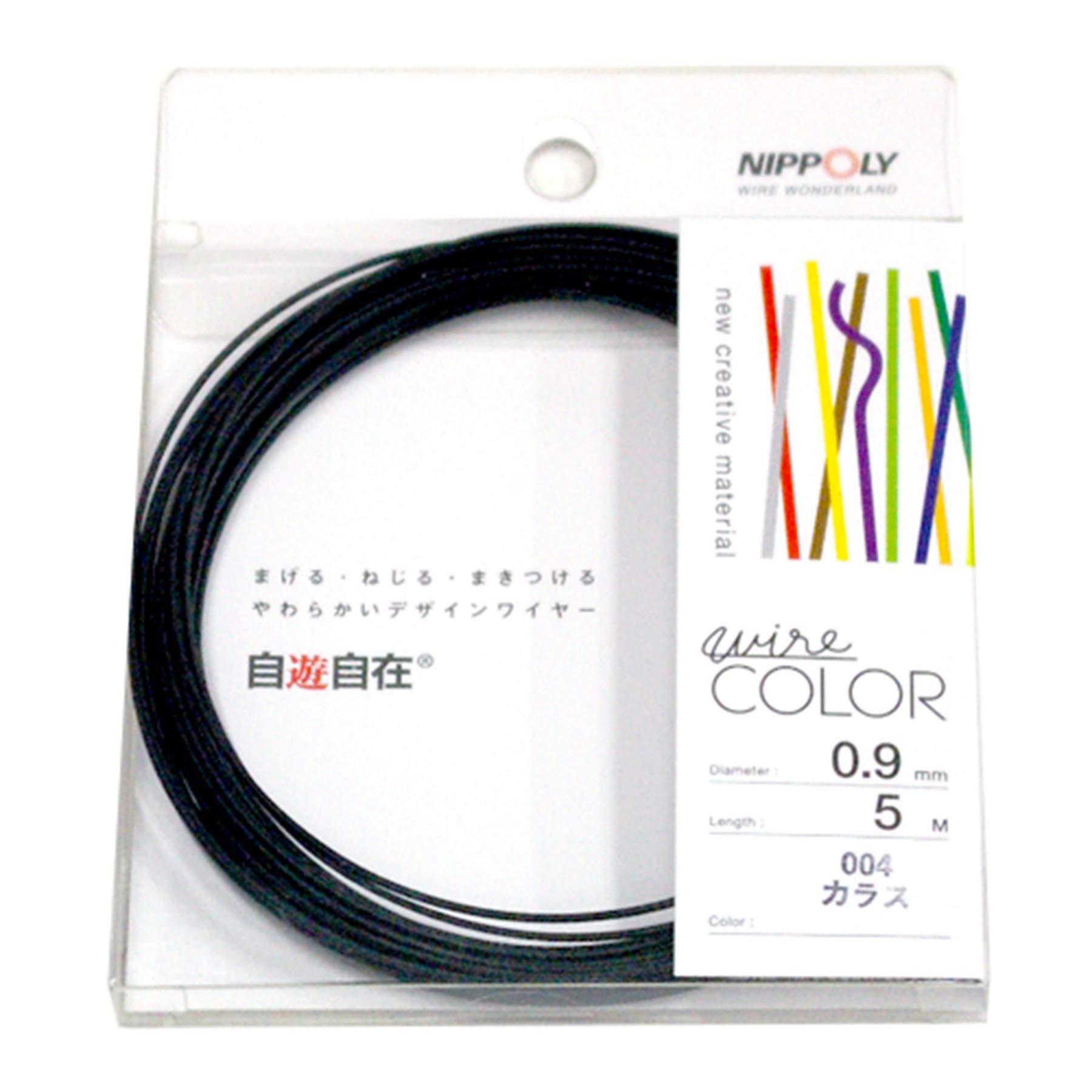 Nippoly Free-Form Wire COLOR 0.9φ × 5m Roll Crow
