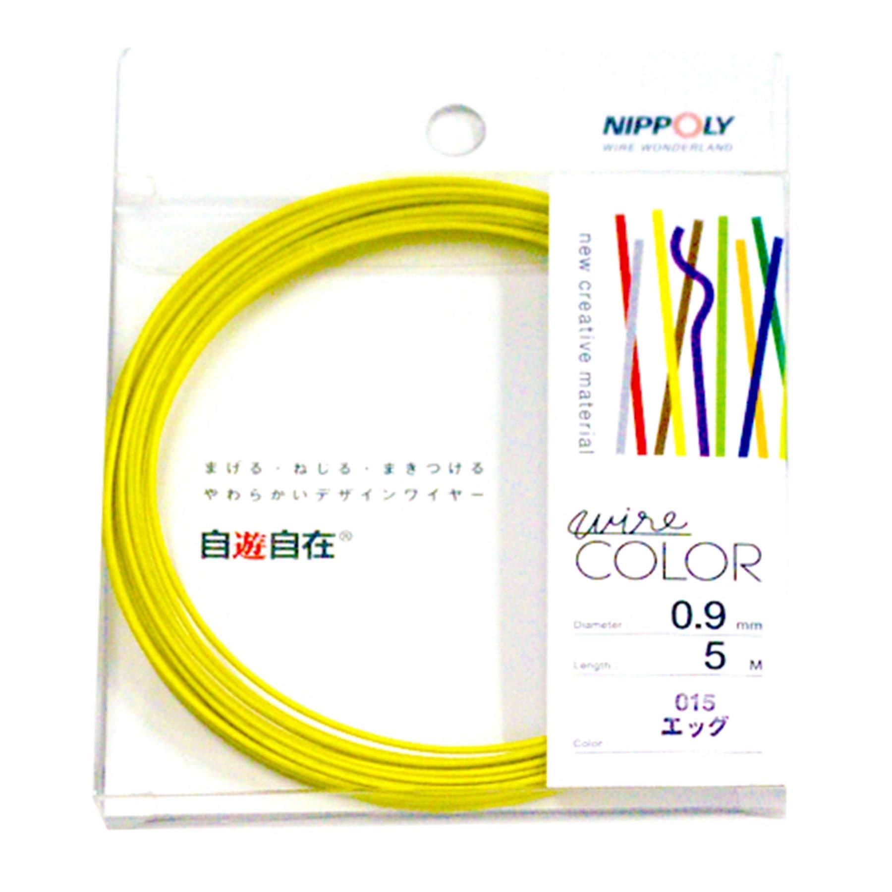NIPPOLY Free-Form Wire COLOR 0.9φ × 5m Roll Egg