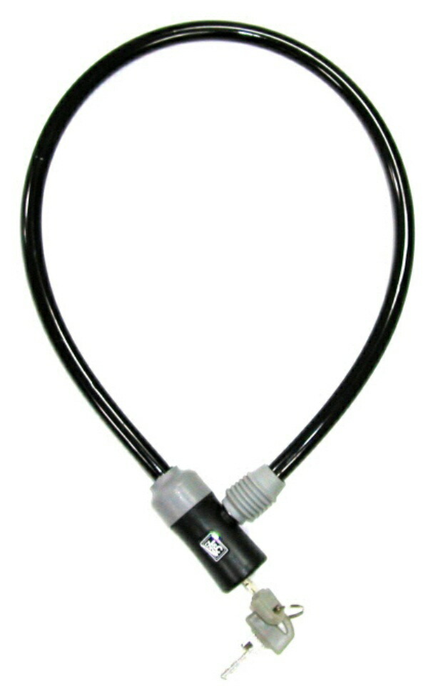 J&C Cylinder Wire Lock JC-023 10x600mm Black