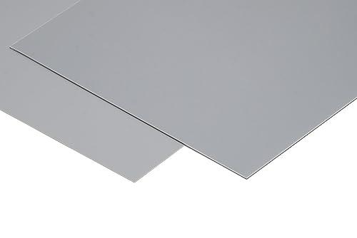 Wave Material Series Plastic Plate B5 Gray 1.0mm Thickness 2-Piece Set Hobby Material OM-383