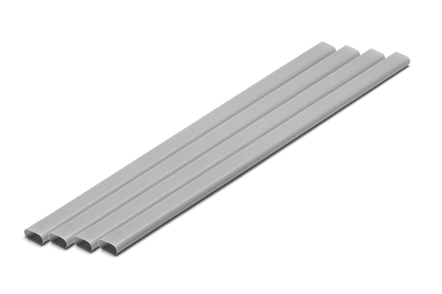 Wave Material Series Plastic Material Gray Slender Round Pipe 6×12mm 4-Piece Set Hobby Material OM-424