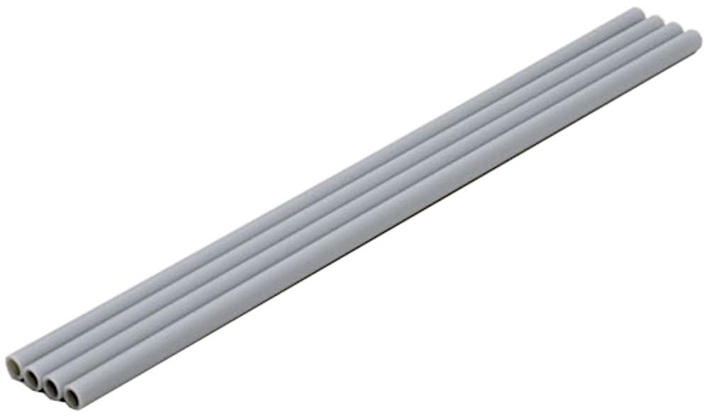 Wave Material Series Plastic Pipe Gray Thick Wall Outer Diameter 7.0mm 4-Pack Hobby Material OM-545