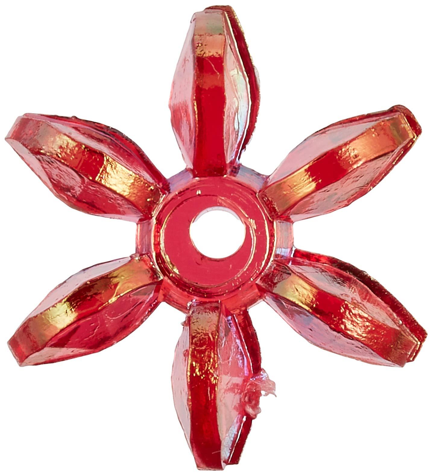 Shimamura Flower Beads Deluxe DX 14mm Red 200-Piece Pack ASH-FL14-4