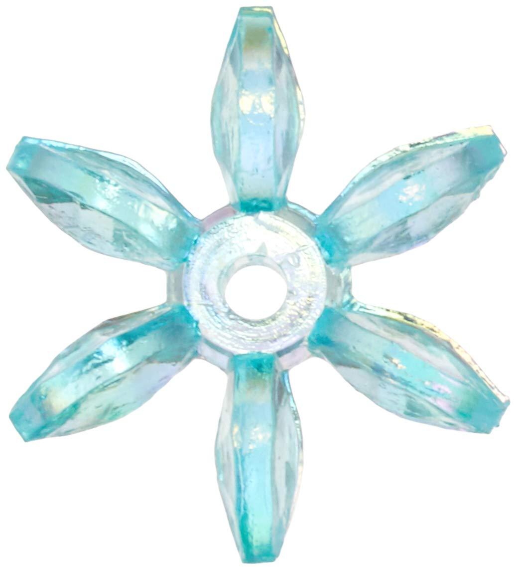 Shimamura Flower Beads Deluxe DX 14mm Light Blue 200-Piece Pack ASH-FL14-7