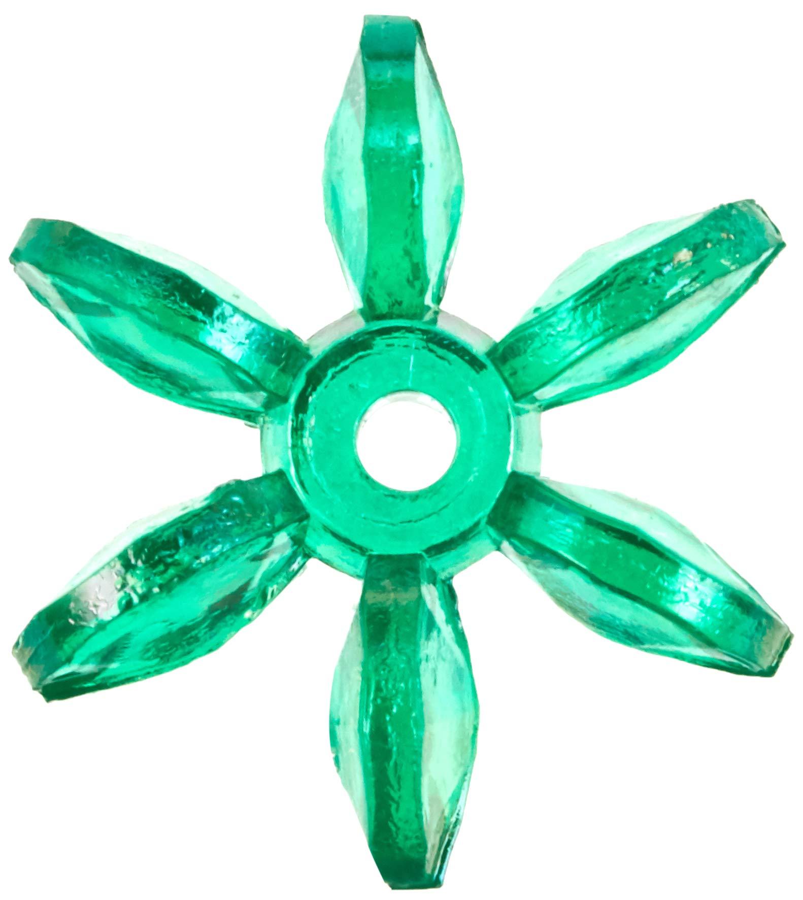 Shimamura Flower Beads 200-Piece Deluxe DX 14mm Green ASH-FL14-8
